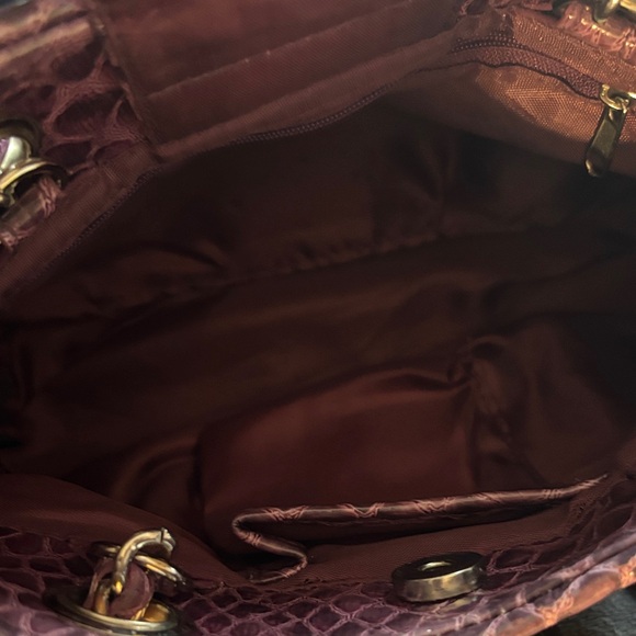 Nicole Miller Crocodile Purple Small Bag ..
Width 10
Length 7 - Picture 6 of 6